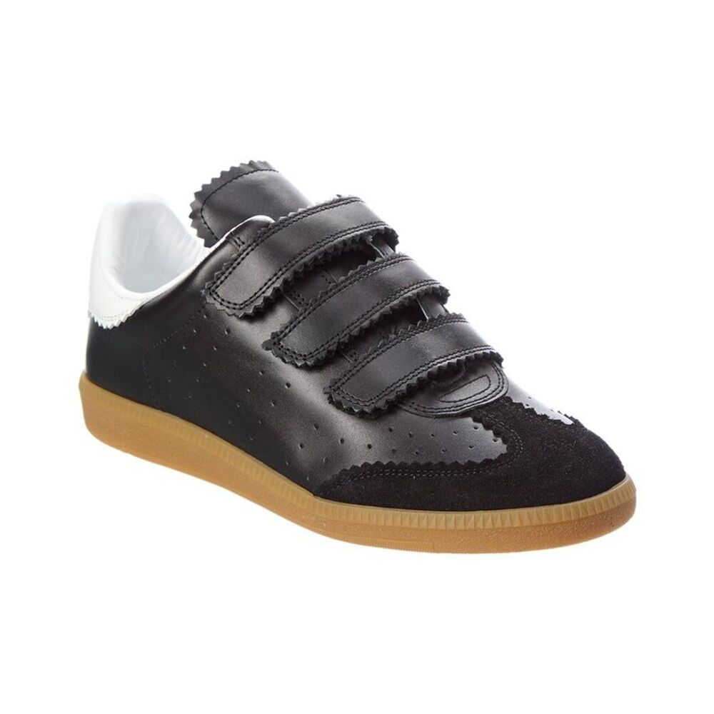 Isabel Marant Beth Leather Sneaker, Black